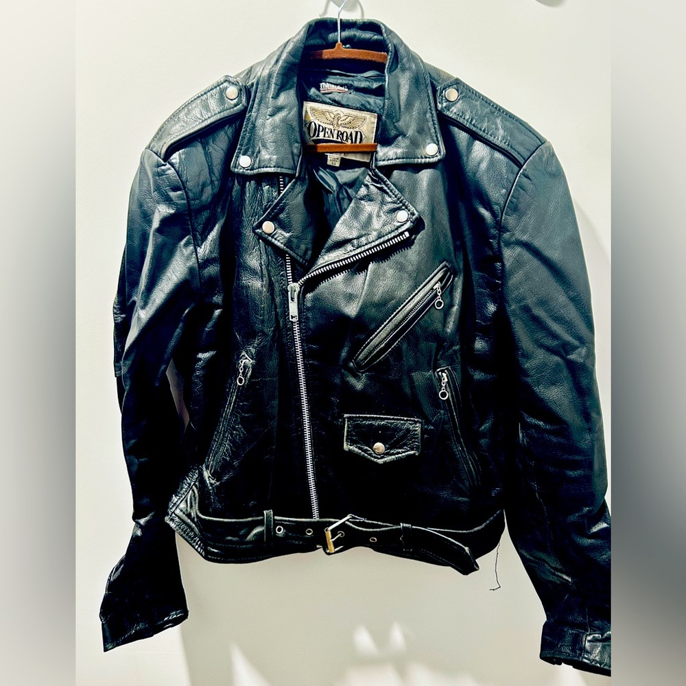 1990’s Open Road Leather Motorcycle Jacket